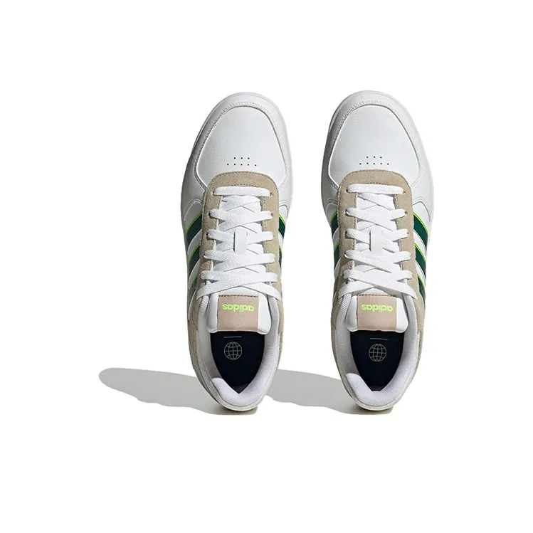 Adidas Neo Tennis Courtbeat Shoes 'Cloud White Collegiate Green'-3