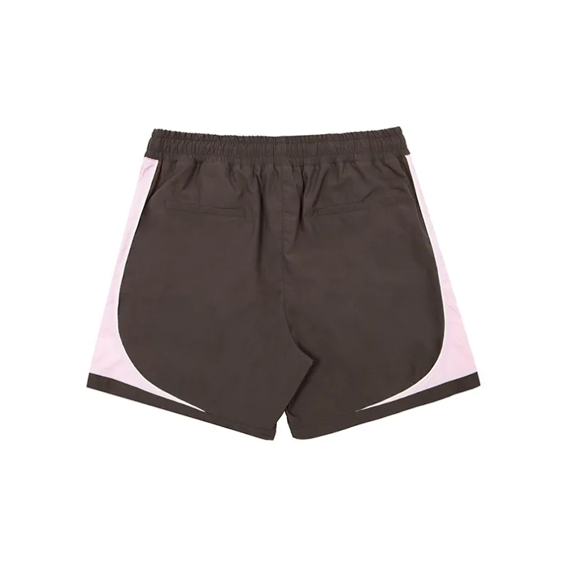 EMPTY REFERENCE Casual Shorts Unisex Pink Brown-1