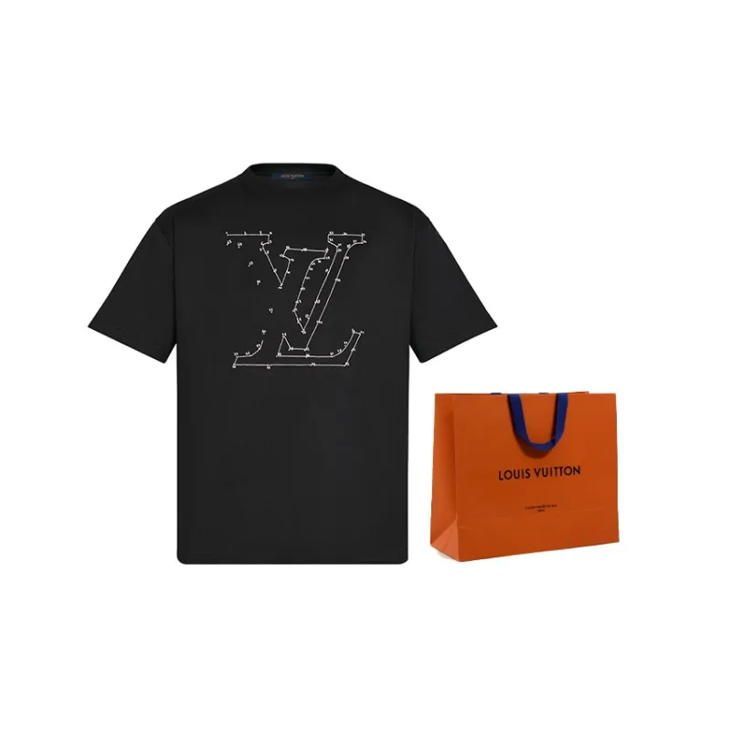 LOUIS VUITTON New Quarterly Products Of LV T Shirts Men-1