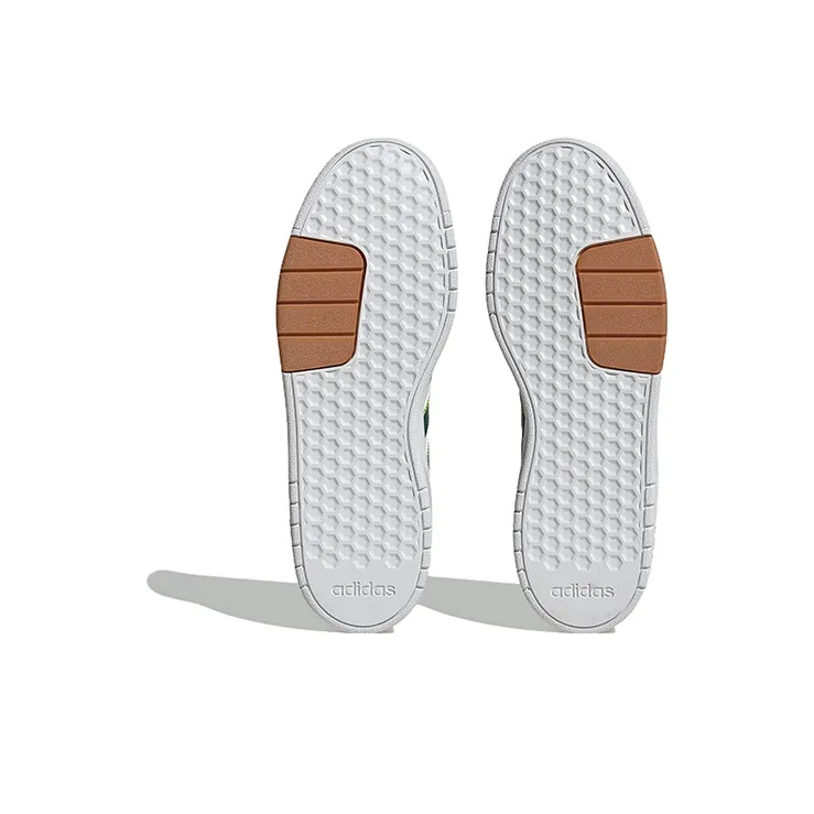 Adidas Neo Tennis Courtbeat Shoes 'Cloud White Collegiate Green'-4