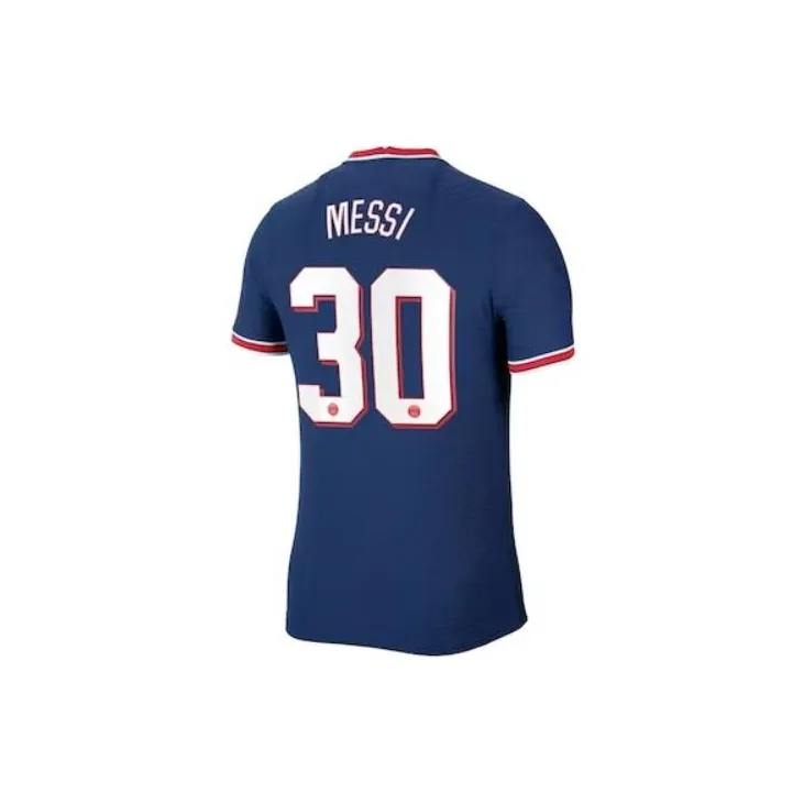 Jordan Paris Saint Germain Cup Home Vapor Match Shirt 2021 22 With Messi 30 Printing Jersey-1