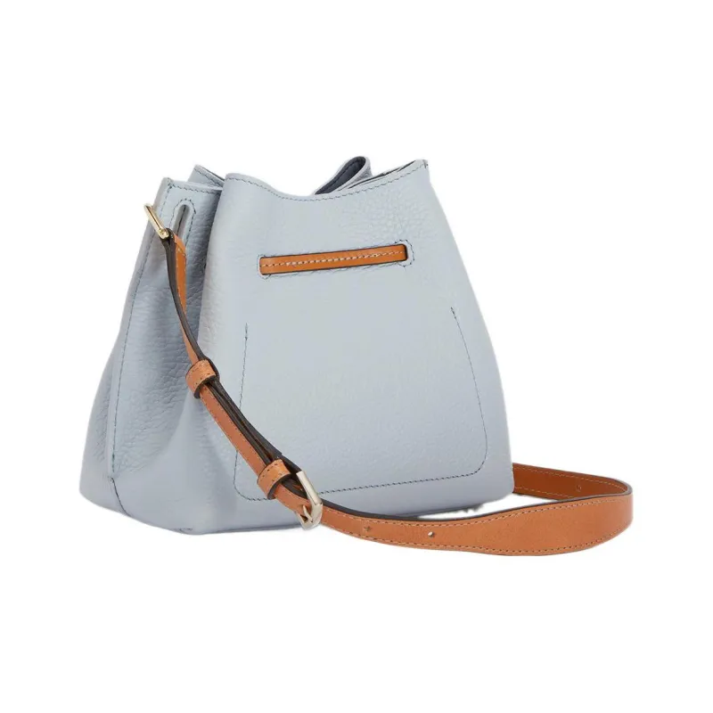 Furla Gioia Grained Calfskin Bucket Bags Shoulder Bag Crossbody Bag Mini Women's Sky Blue-2