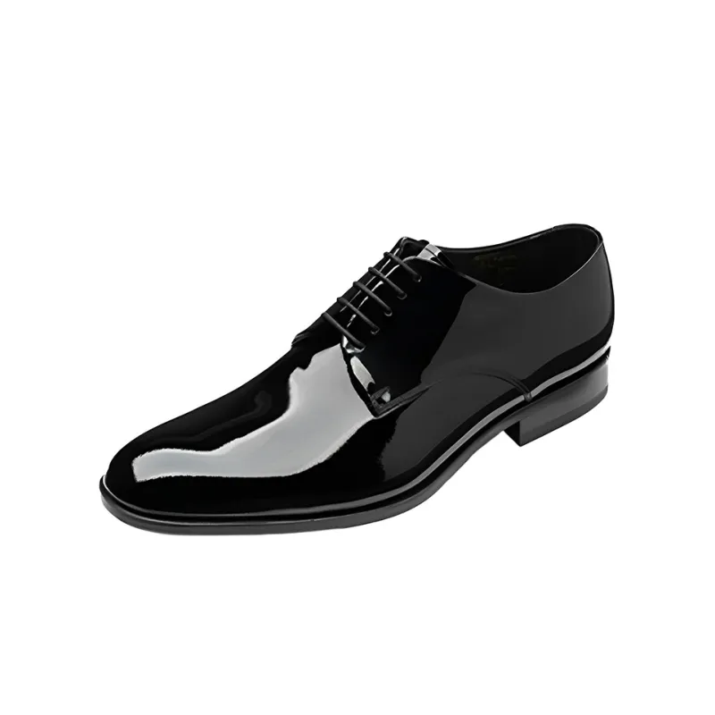 LOAKE Dress Shoes Men Low Top Black-2