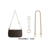 Round Buckle Heart Four-Leaf Clover+0.6cm Gold Copper 47cm Chain 59cm Total Length