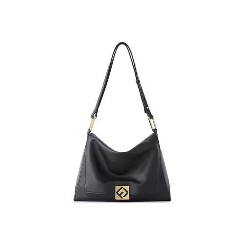 FION Cow Leather Tote Bag Shopping Bag Shoulder Bag Women's Multicolor