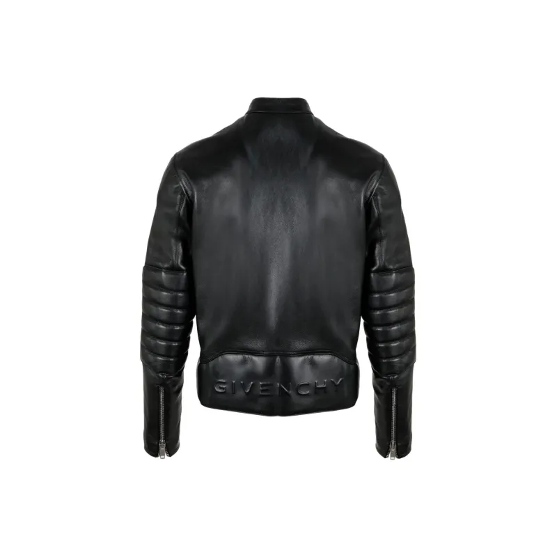GIVENCHY SS23 Leather Jacket Men's Black-1