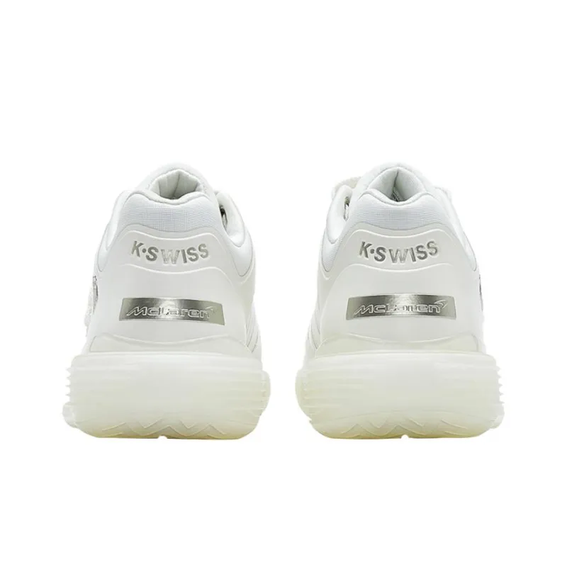 McLaren x KSWISS Si 18 Ultrashot Cushioning, Wear Resistant Low Top Tennis Shoes Men's White-4