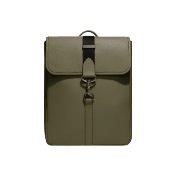 COACH Backpack Pebbled Leather Laptop Backpack Large Size Men's Grass Green