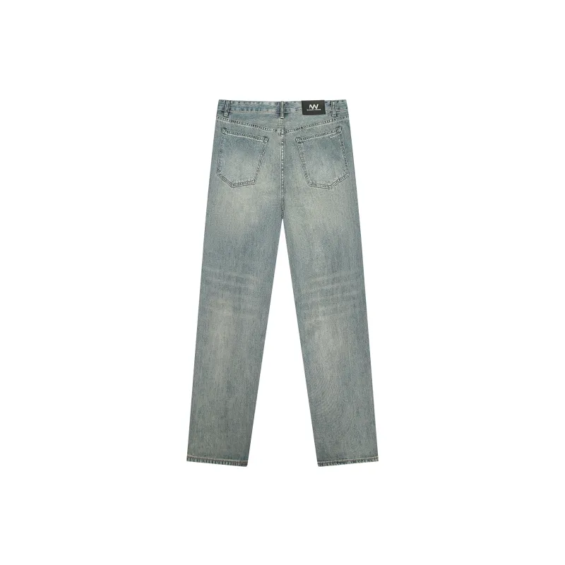 MAISON VINSON Jeans Unisex Washed Blue-1