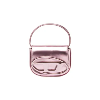 DIESEL Cow Leather 1DR Bag, Crossbody, One Shoulder Handbag Mini Women's Pink