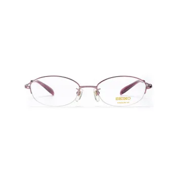 SEIKO Oval Optical Glasses Women's Light Purple
