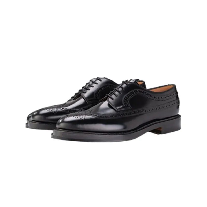 LOAKE Dress Shoes Men Low Top Black-2
