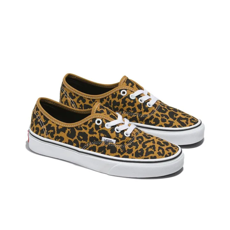 Vans Authentic 'Leopard Black' Women's-2