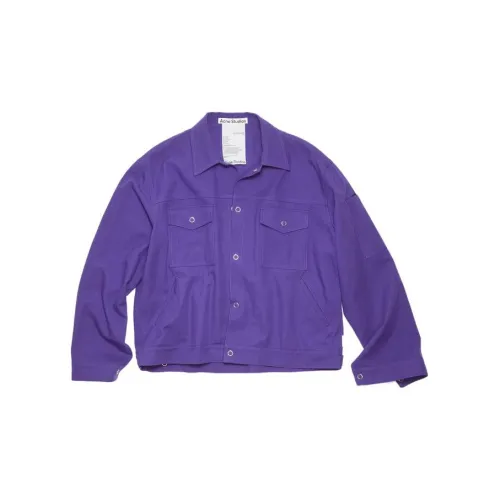 Acne Studios Jackets Men Purple