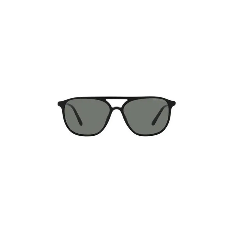 GIORGIO ARMANI Plate Frame Aviator Sunglasses Men's Black-0