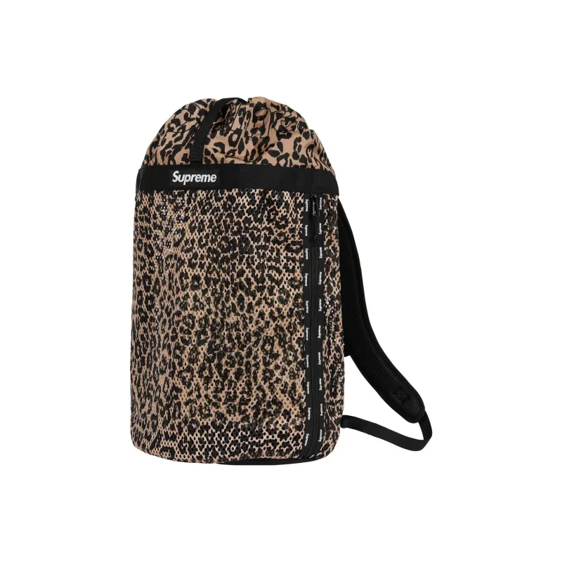Supreme Nylon Backpack Regular Unisex Leopard Print-1