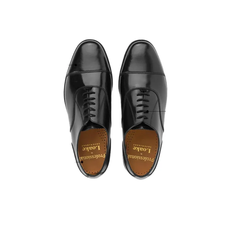 LOAKE Dress Shoes Men Low Top Black/Dark Brown-2