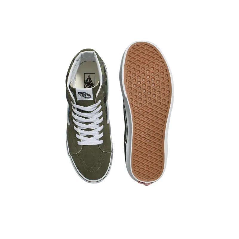 Vans SK8 Hi 'Rain Camo Green' Sneakers-3