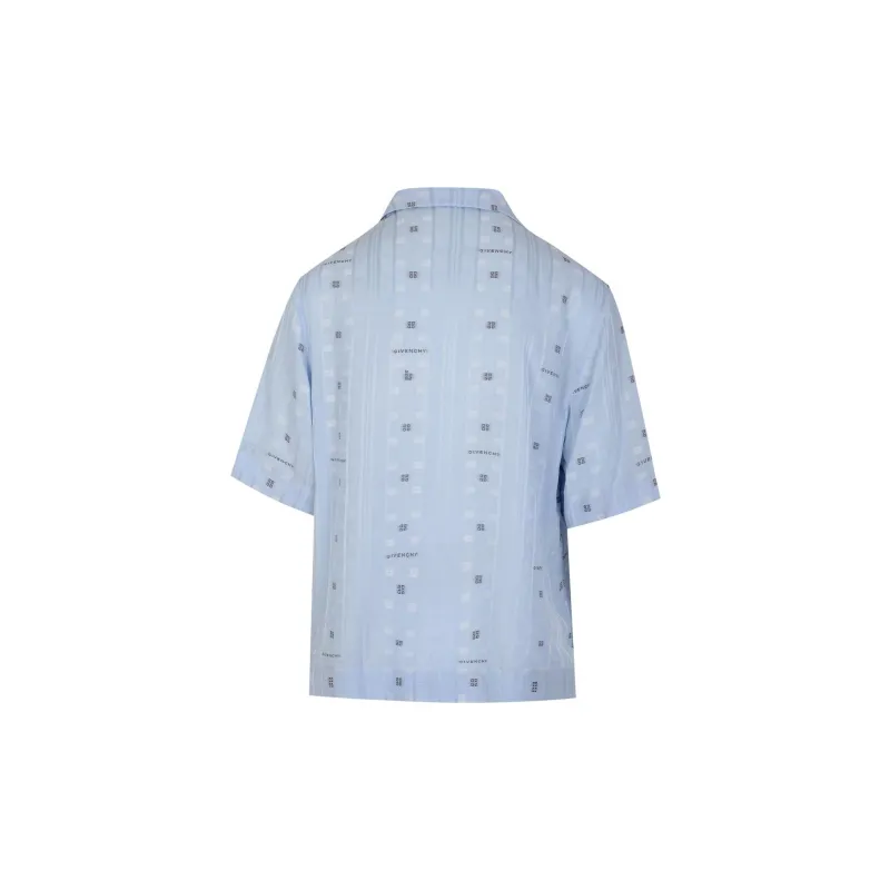 Givenchy Boxy Fit Shirt With Hawaiian Collar-1