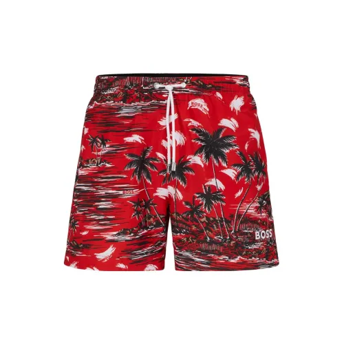 HUGO BOSS Swimming Shorts Men Red