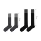 [Calf Socks]Dark Gray 1 Pack+[over-The-Knee Socks]Black 1 Pair