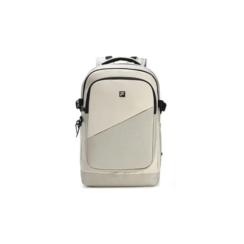 FILA Fabric Laptop Backpack Regular Men's Ecru-0