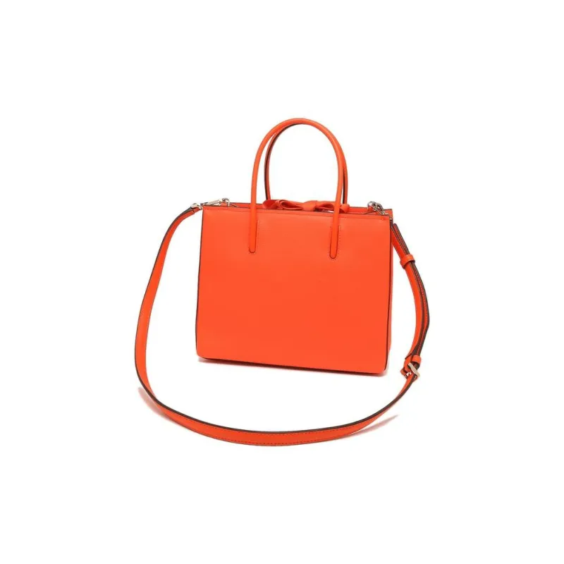 Kate Spade Trista Cow Leather Handbag Shoulder Bag Crossbody Bag Small Size Women's Orange-2