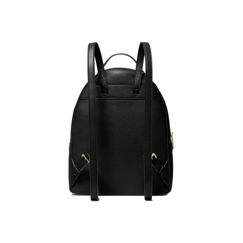 MICHAEL KORS Valerie Leather Backpack Medium Size Women's Black-3