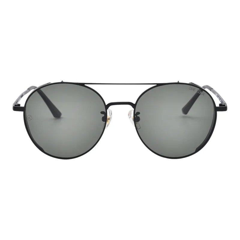 Sijue Aviator Sunglasses Unisex Black-0