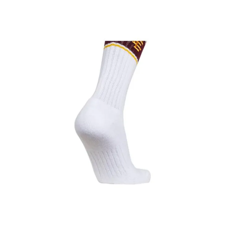 Adidas X Eric Emanuel Asu Arizona Sun Devils Midnight Madness Crew Socks White-2