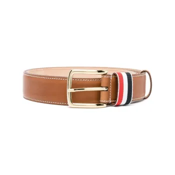 Thom E RWB stripe Leather Belt