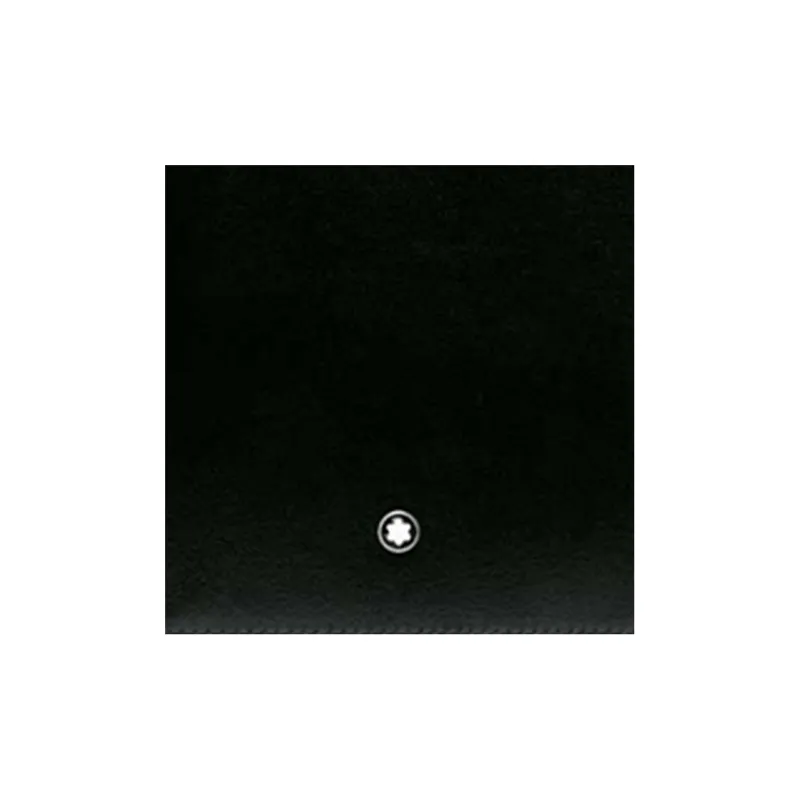 MONTBLANC Cow Leather Clutch Passport Holder Men's Black-7