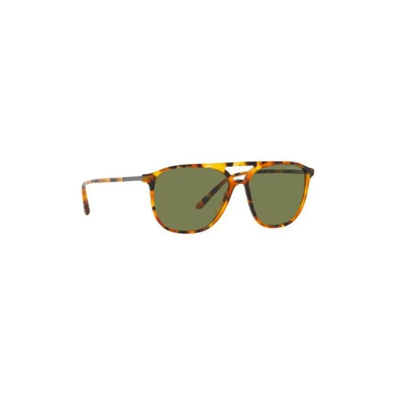 GIORGIO ARMANI Plate Frame Aviator Sunglasses Men's Tortoiseshell-1
