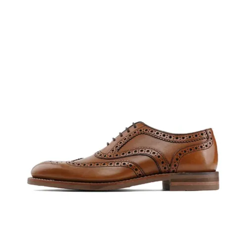 LOAKE Dress Shoes Men Low-Top Light Brown