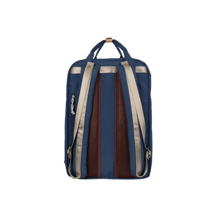 Doughnut Polyester Picnic Bag Backpack Large Size Unisex Dark Blue-18