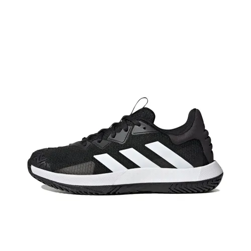 Adidas Solematch Control Tennis Shoes Men Low-Top Black/White