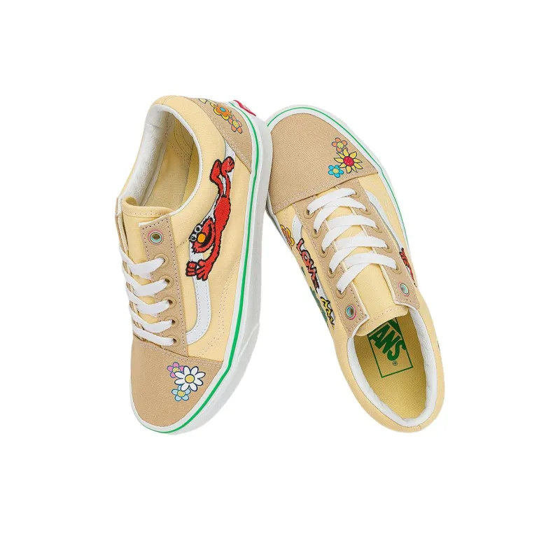 Vans Old Skool Sesame Street Natural 'Yellow Beige'-3