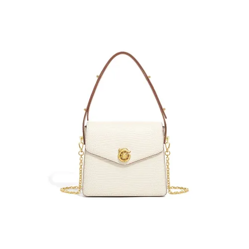 Gong Xuan Lizard Embossed Cow Leather Chain Bag, Shoulder Bag, Crossbody Bag, Handbag Regular Women's