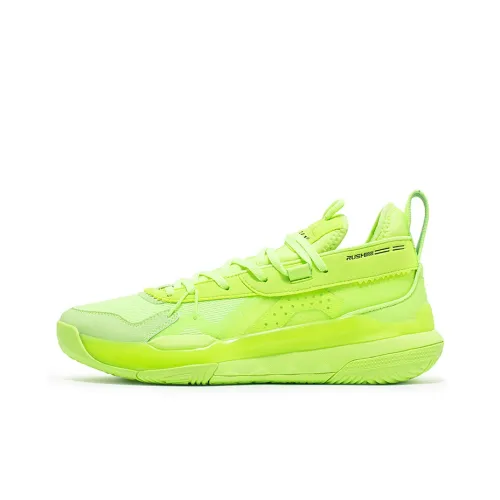 361° Burning Battle 3.0 Basketball Shoes Men Low-Top Luminescent Gloss Green/361° White