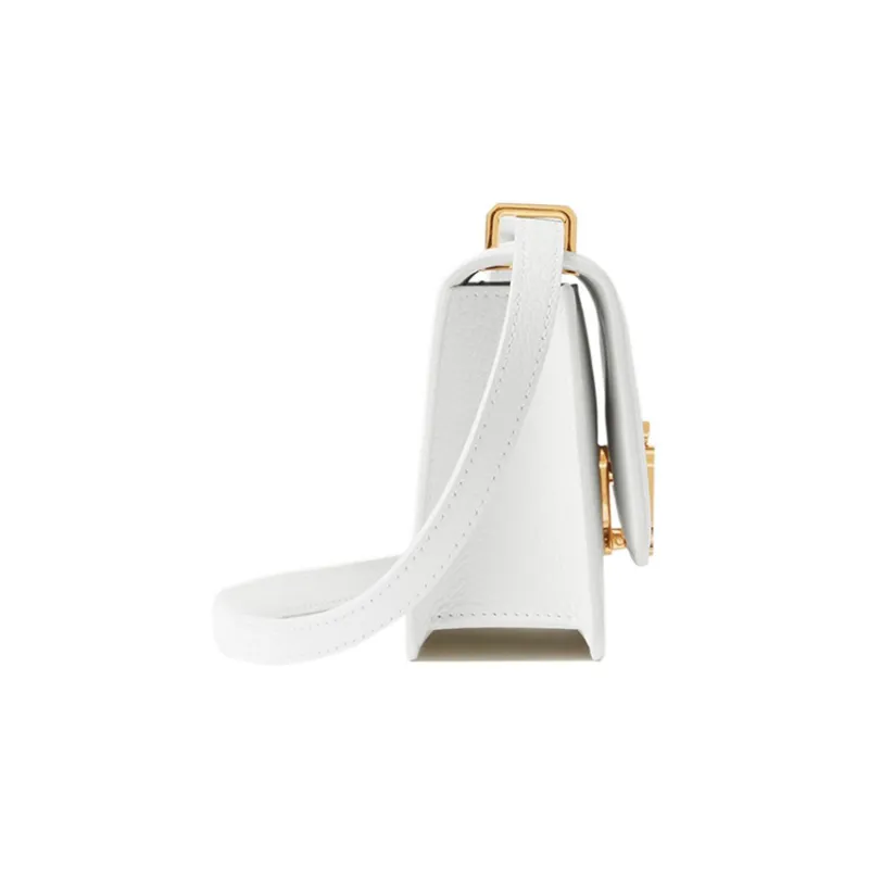 Burberry Calfskin Shoulder Bag, Crossbody Bag Mini Women's White-1