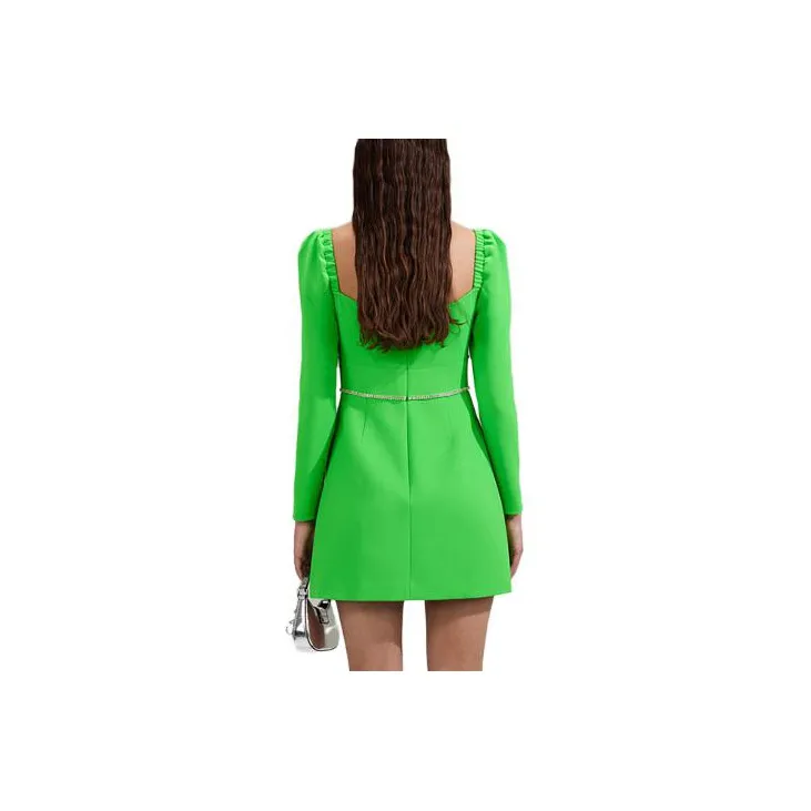 Self portrait Rhinestone Embellished Mini Dress-1