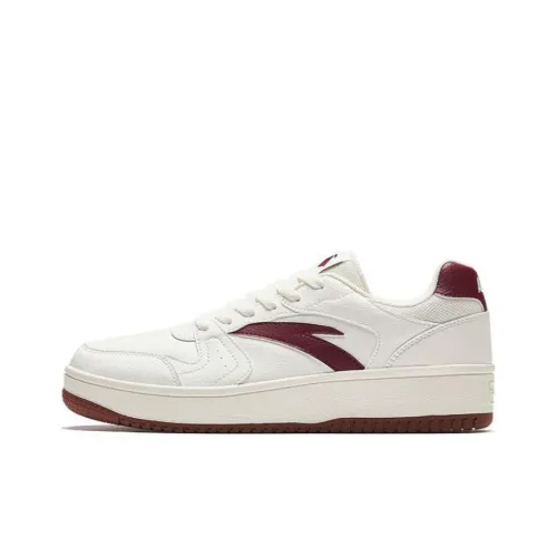 ANTA Skateboard Shoes Men Low-Top White/Red