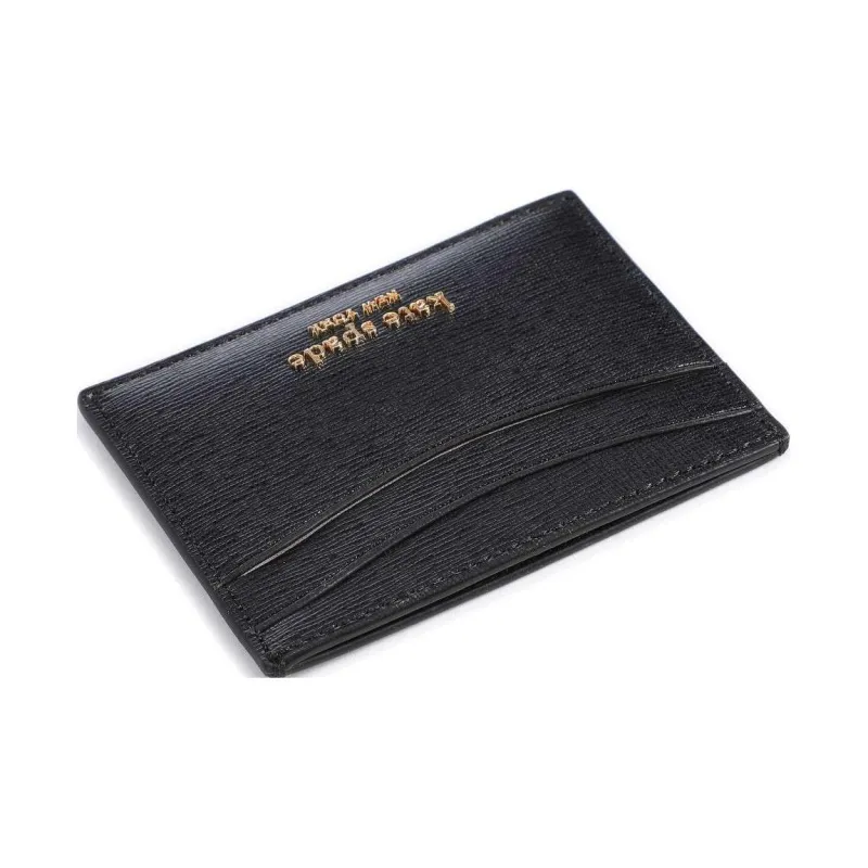 Kate Spade Saffiano Leather Card Holder Card Holder Women's Black-1