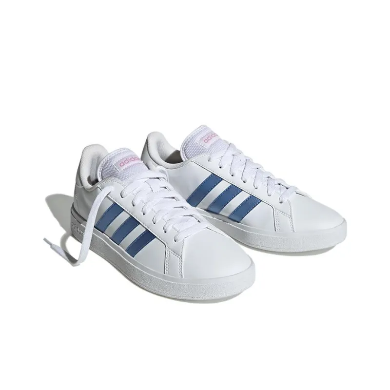 Adidas Neo Grand Court 2.0 'White Metallic Blue' Women's-2