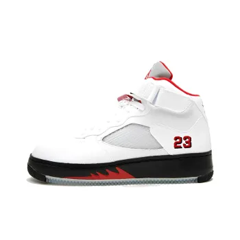JORDAN 5 Fusion Varsity White Red