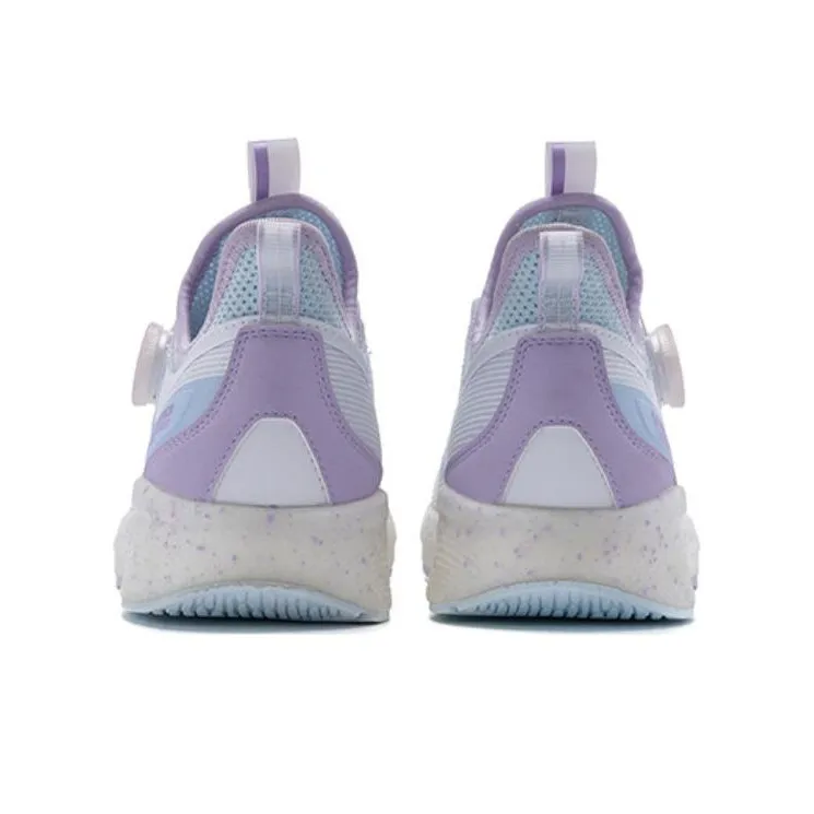QIAODAN Bundle The Heart Anti-Slip And Wear-Resistant Lightweight Low-Top Running Shoes Women's Blue Purple-5