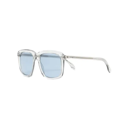 HUGO BOSS Sunglasses Men Transparent Gray