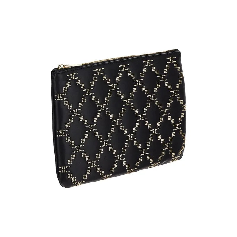 Elisabetta Franchi Polyester PU Polyurethane Clutch Women's Black-1
