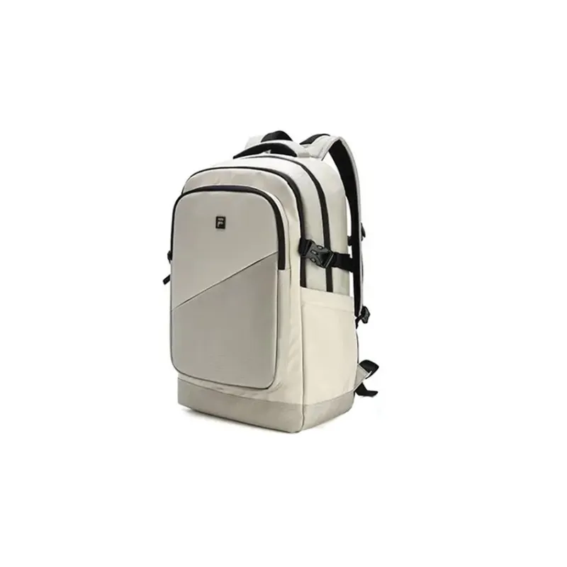 FILA Fabric Laptop Backpack Regular Men's Ecru-1