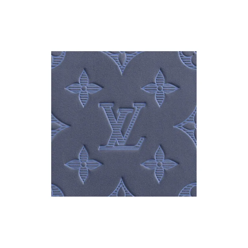 LOUIS VUITTON Multiple Wallet Monogram Shadow Navy Blue-4